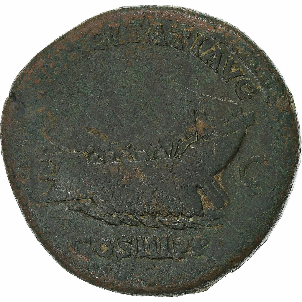 Hadrian, Sestertius, 129-130, Rome, Bronze, F(12-15), RIC:1310