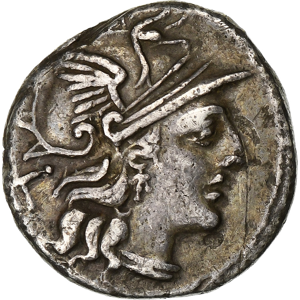 Decimia, Denarius, 150 BC, Rome, Plata, MBC, Crawford:207/1