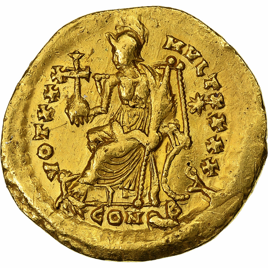 Theodosius II, Solidus, 430-440, Constantinople, Gold, EF(40-45), RIC:X-257