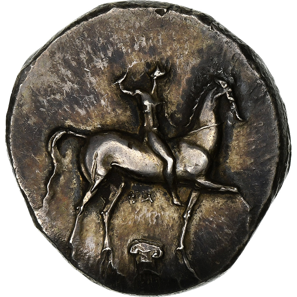 Calabre, Nomos, ca. 332-302 BC, Tarentum, Argent, SUP, HGC:1-808, HN Italy:942