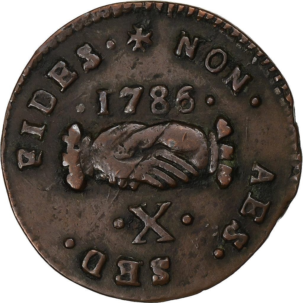 MALTA, ORDINE DI, Emmanuel de Rohan, 10 Grani, 1786, Rame, BB