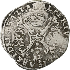 Spanish Netherlands, Albert & Isabella, 1/4 Patagon, n.d., Tournai, Silver