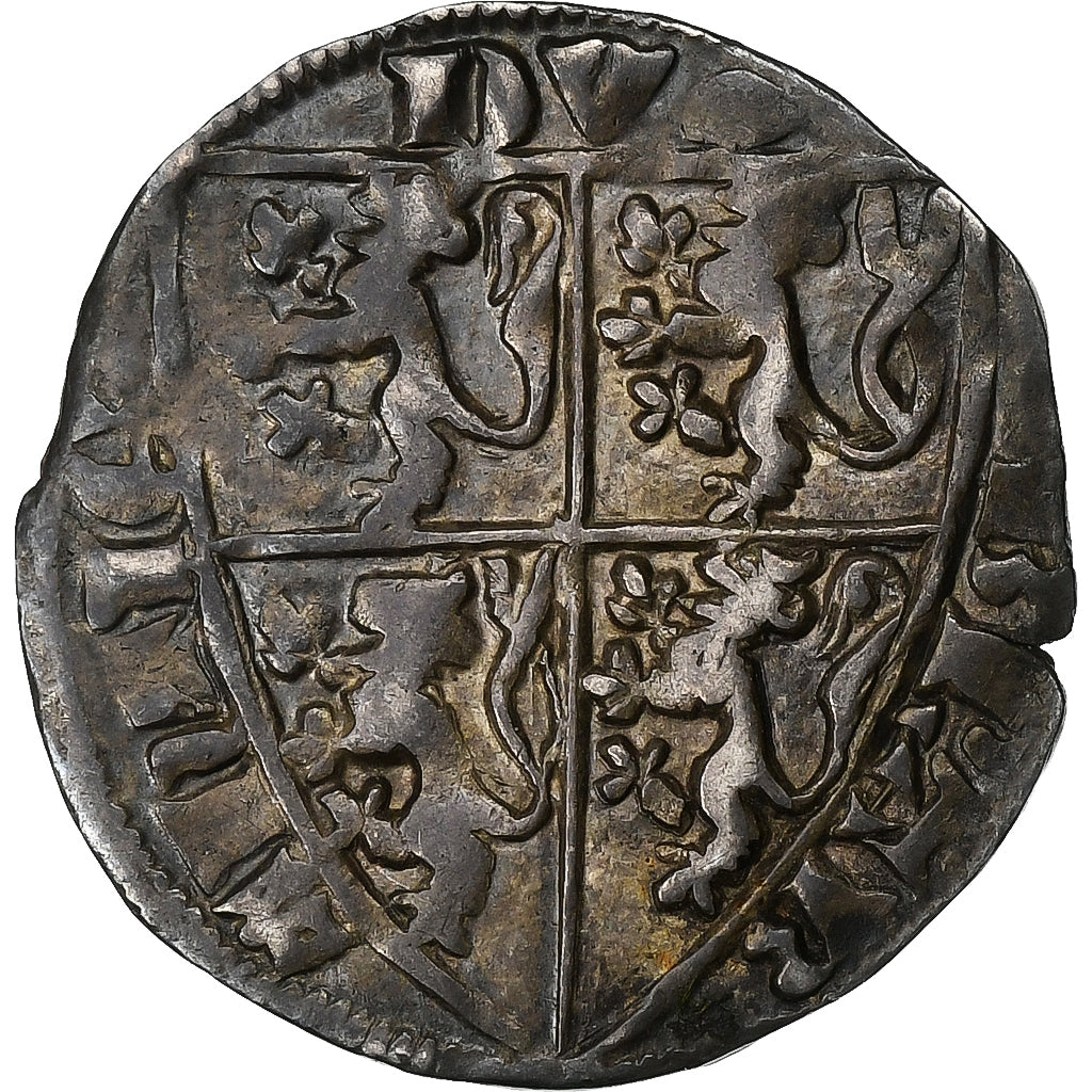 Duchy of Brabant, Jean III, Esterlin, 1312-1355, Brussels, Billon, EF(40-45)