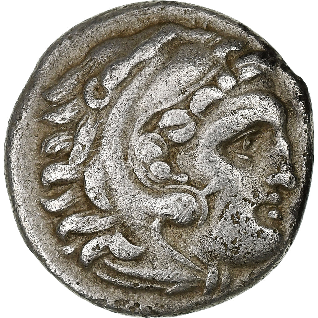 Alexander III the Great, Drachm, ca. 310-301 BC, Lampsakos, Silver, VF(30-35)