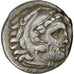 Alexander III the Great, Drachm, ca. 310-301 BC, Lampsakos, Silver, VF(30-35)