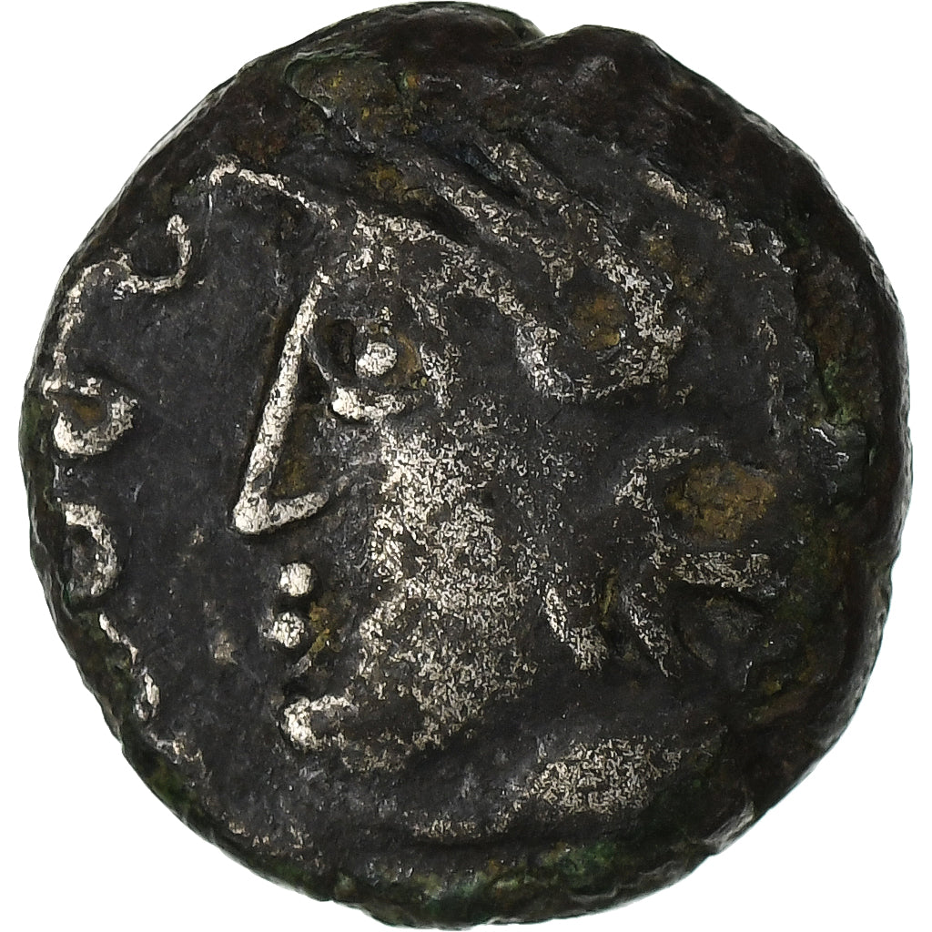Sequanes, Denier Q. DOCI/SAM F, ca. 60-40 BC, Zilver, ZF, Delestrée:3245
