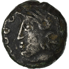 Sequanes, Denier Q. DOCI/SAM F, ca. 60-40 BC, Zilver, ZF, Delestrée:3245