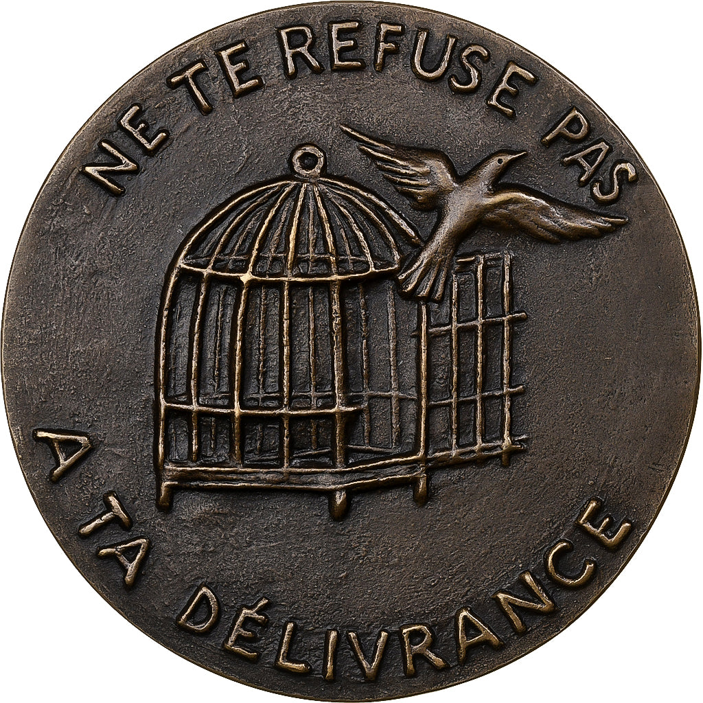 France, Médaille, Persée et Andromède, 1948, Bronze, SUP+, Joly