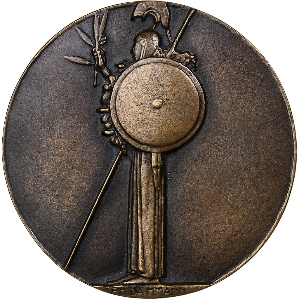 France, Medal, Hommage à Alfred Merlin, n.d., Bronze, Dammann, MS(60-62)
