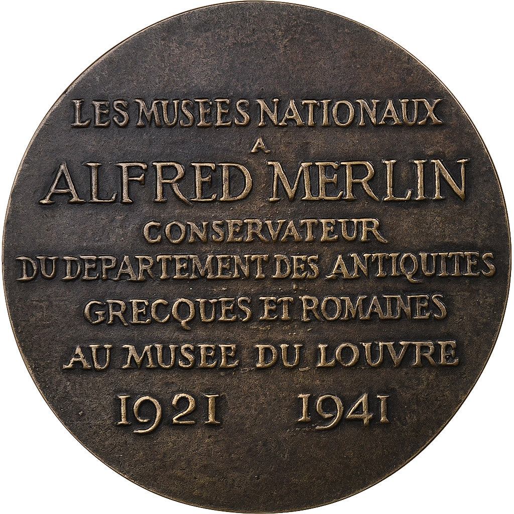 France, Medal, Hommage à Alfred Merlin, n.d., Bronze, Dammann, MS(60-62)