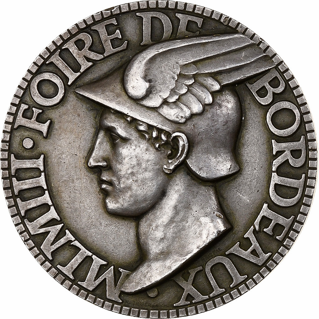 França, medalha, Foire de Bordeaux, n.d., Prata, AU(55-58)