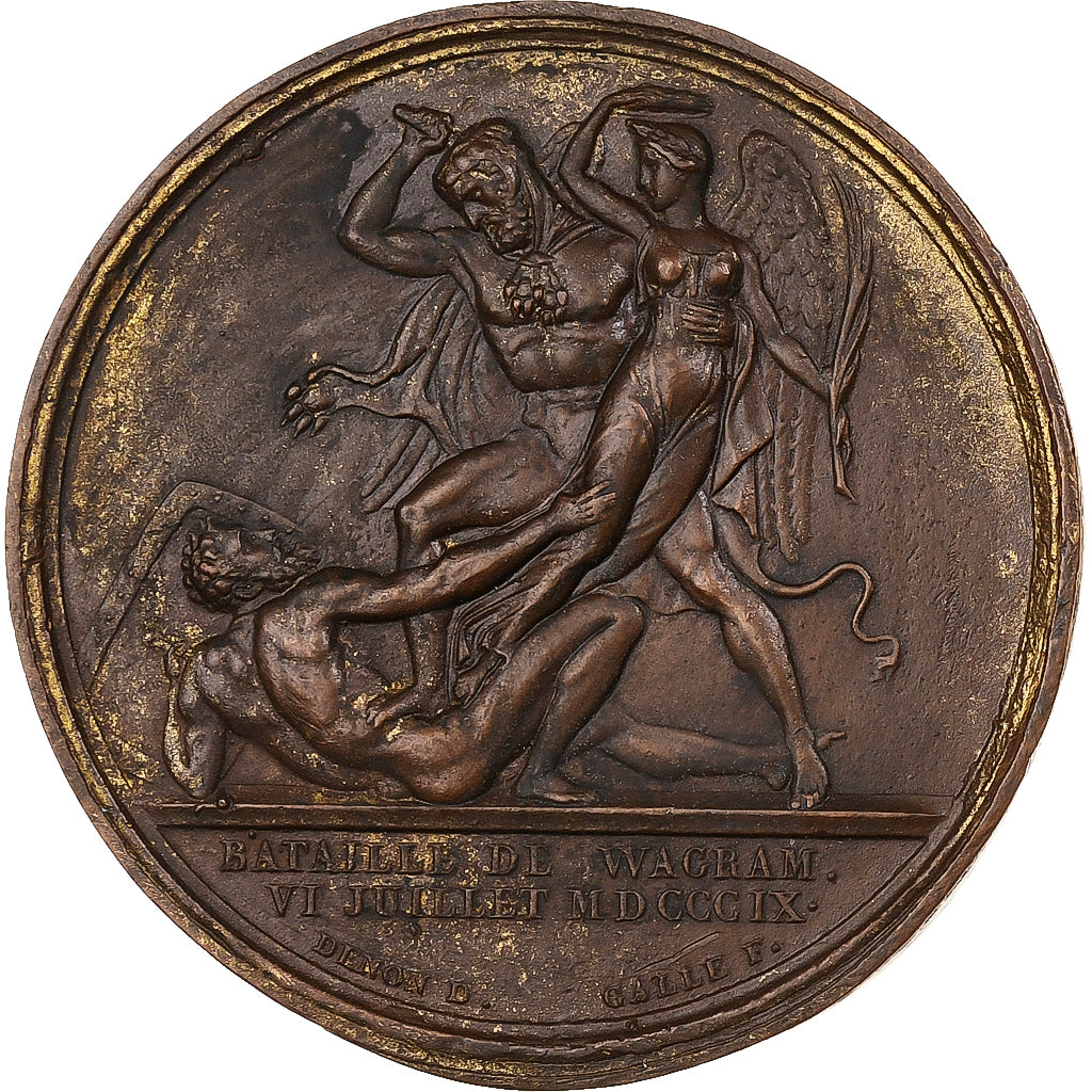 Francia, medaglia, Bataille de Wagram, n.d., Stagno, BB+