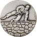 Francia, medaglia, Regional Air, Défense des Bases, n.d., Bronzo argentato