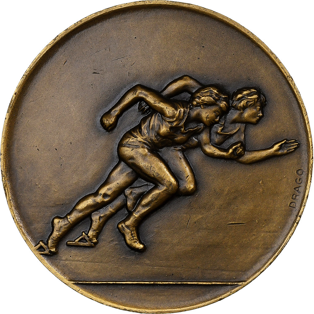 France, Médaille, Athlétisme, Course à Pied, n.d., Bronze, SUP+, Drago