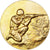 Francia, medaglia, Prix de Tir Militaire, 1984, Bronzo dorato, Drago, SPL-
