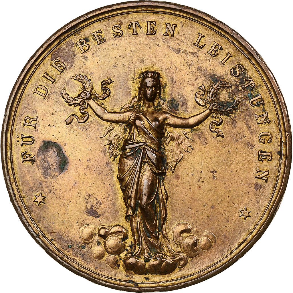 Deutschland, Medaille, Concours de Vitrines, Strasbourg, 1906, Bronze, VZ