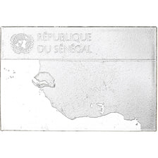 France, Medal, United Nations Flags, Senegal, Silver, AU(55-58)