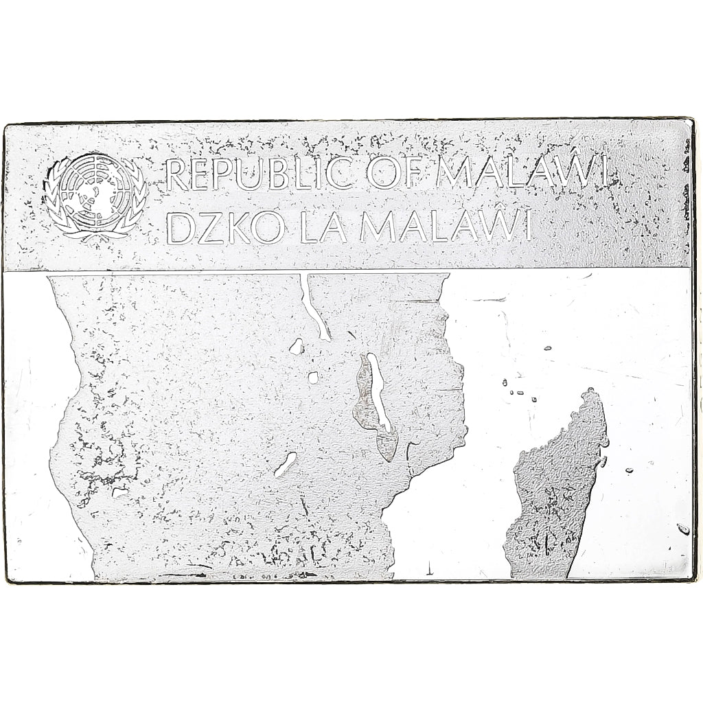 France, Medal, United Nations Flags, Malawi, Silver, AU(55-58)