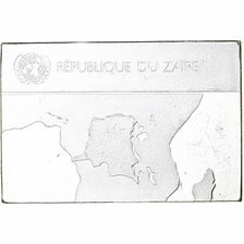 Frankrijk, Medaille, United Nations Flags, Republic of Zaire, Zilver, PR