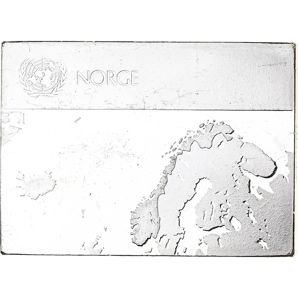 France, Médaille, United Nations Flags, Norway, Argent, SUP