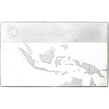 Francia, medaglia, United Nations Flags, Indonesia, Argento, SPL-
