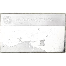 France, Medal, United Nations Flags, Trinidad and Tobago, Silver, AU(55-58)