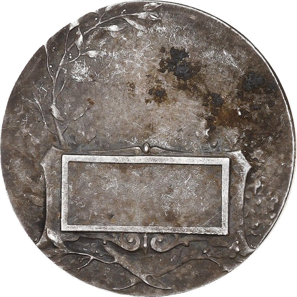 Francia, medaglia, Gallia, Femme Casquée, n.d., Bronzo argentato, BB+