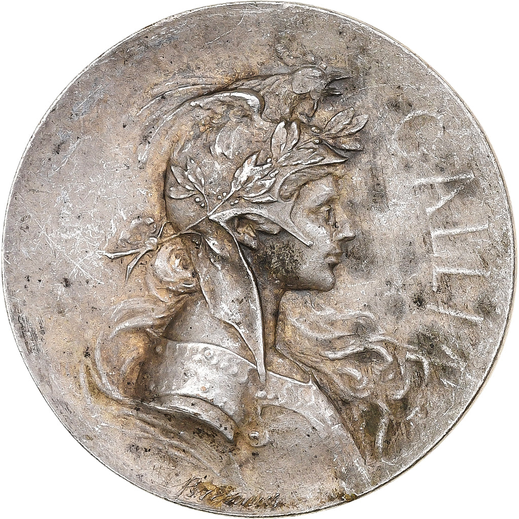 Francia, medaglia, Patronages du Libournais, Galgon, 1913, Bronzo argentato, BB+