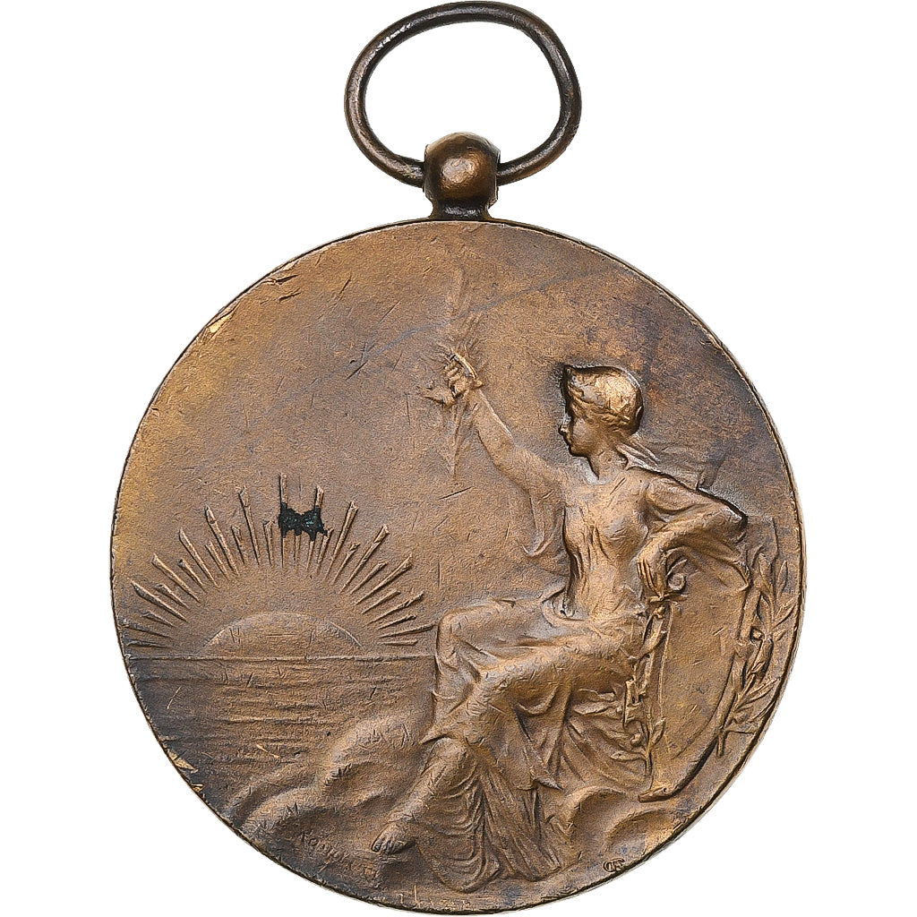 Frankrijk, Medaille, 1909, Bronzen, PR