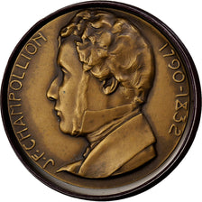 France, Medal, Champollion, Centenary of the deciphering of hieroglyphs, 1922