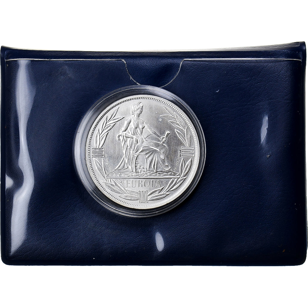 France, Medal, Ecu Europa, Europe Assise, 1981, Silver, MS(65-70)