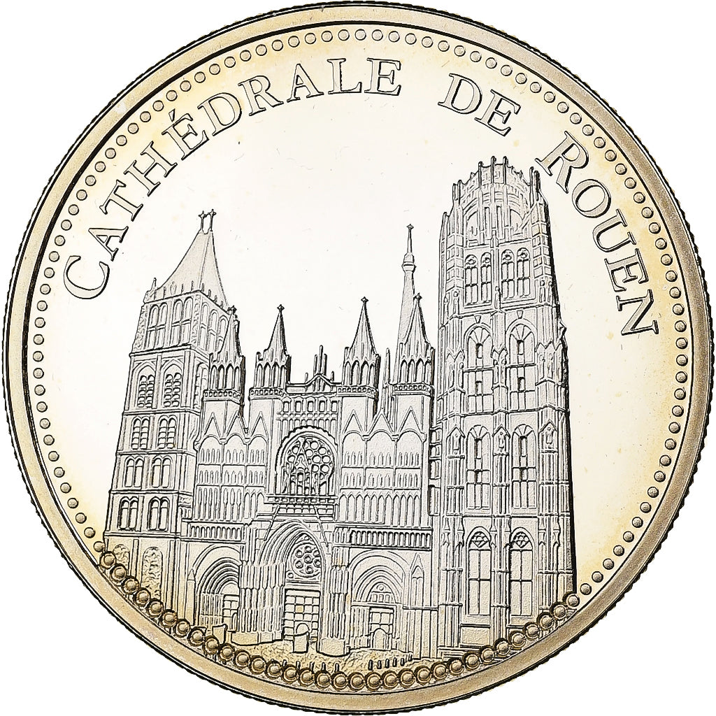 Francja, medal, Trésors du Patrimoine, Cathédrale de Rouen, n.d.