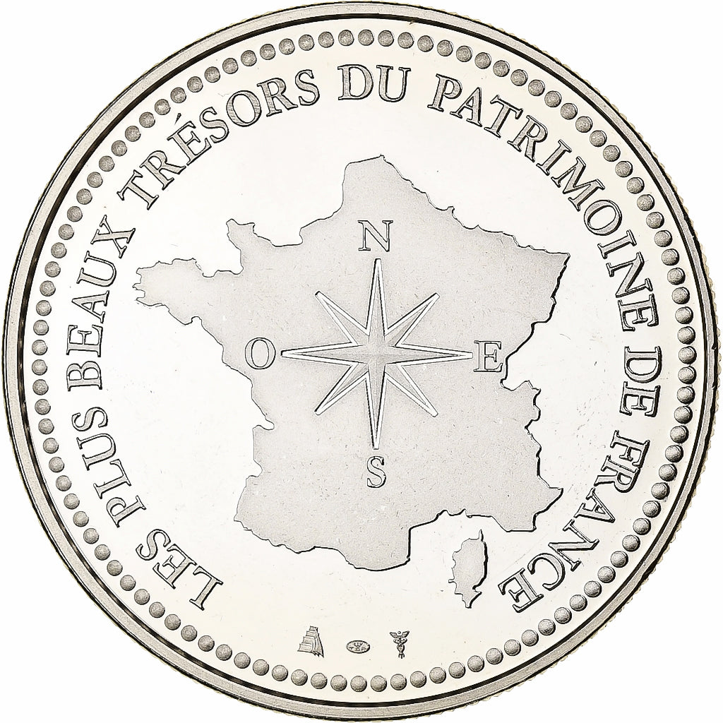 Francia, medaglia, Trésors du Patrimoine, Arènes d'Arles, n.d., Rame-nichel