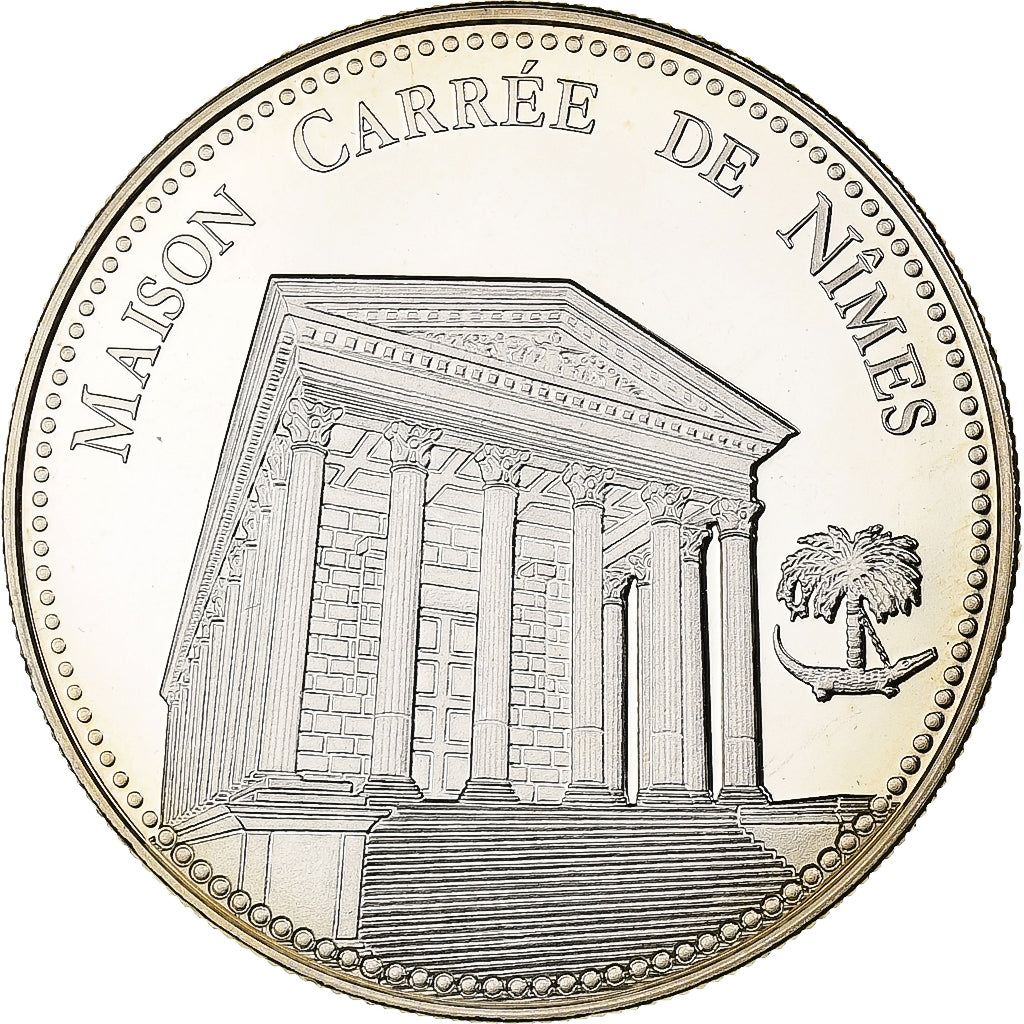 Francia, medaglia, Trésors du Patrimoine, Maison Carrée de Nîmes, n.d.