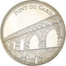 France, Medal, Trésors du Patrimoine, Pont du Gard, n.d., Copper-nickel