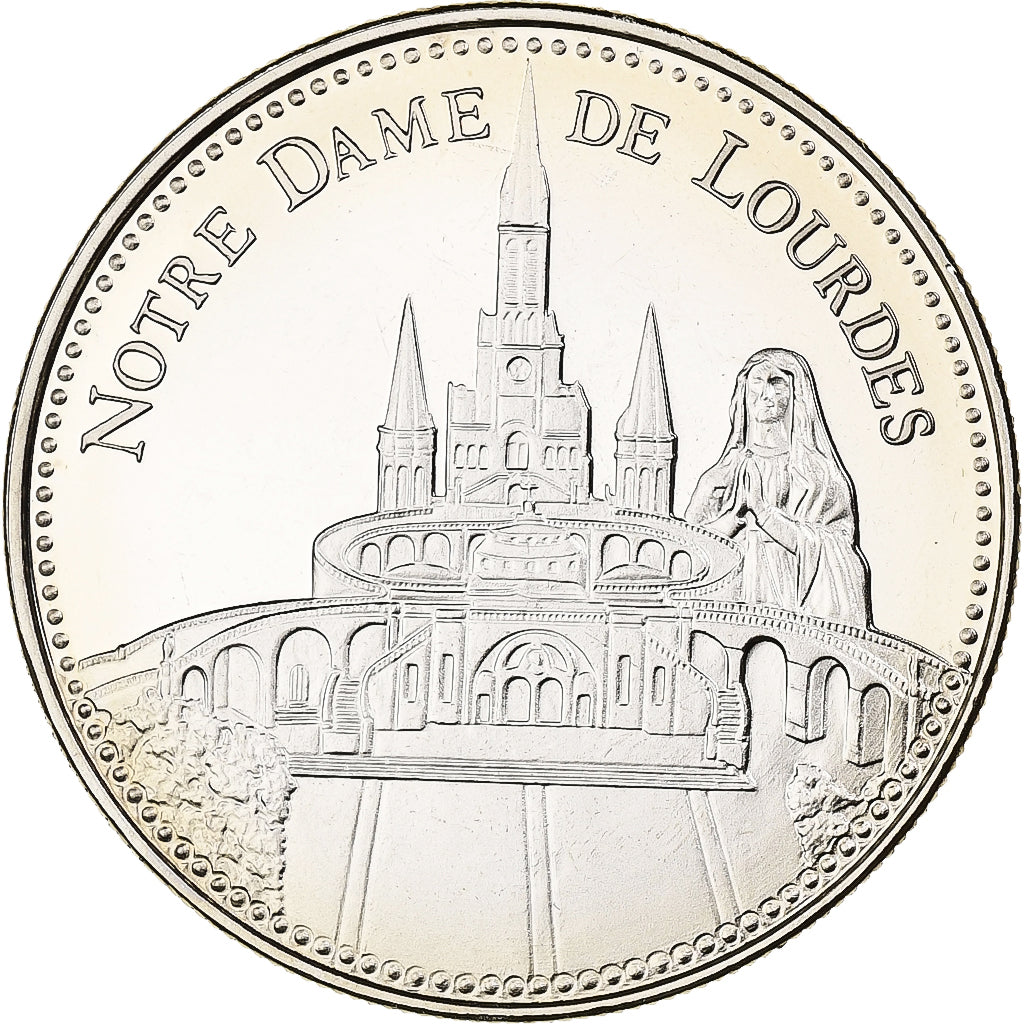 France, Medal, Trésors du Patrimoine, Notre-Dame de Lourdes, n.d.