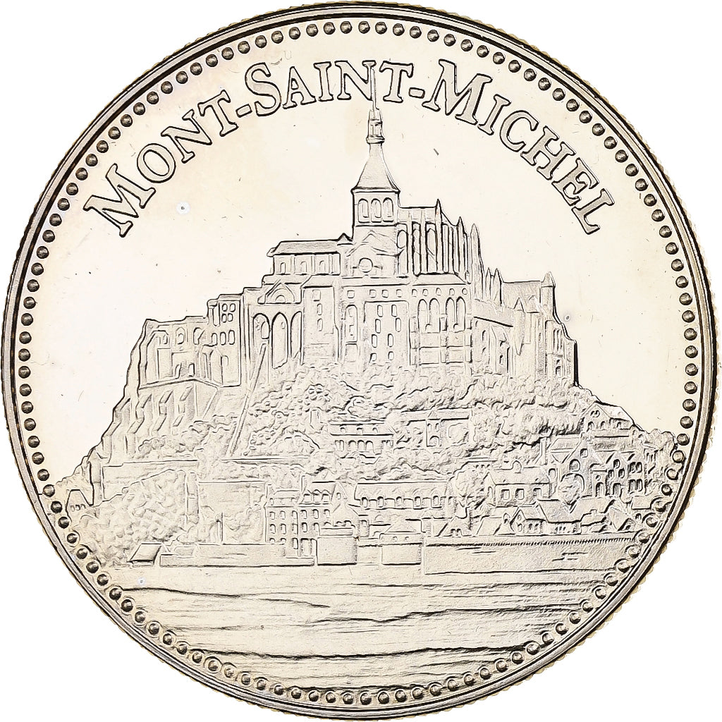 France, Medal, Trésors du Patrimoine, Mont-Saint-Michel, n.d., Copper-nickel