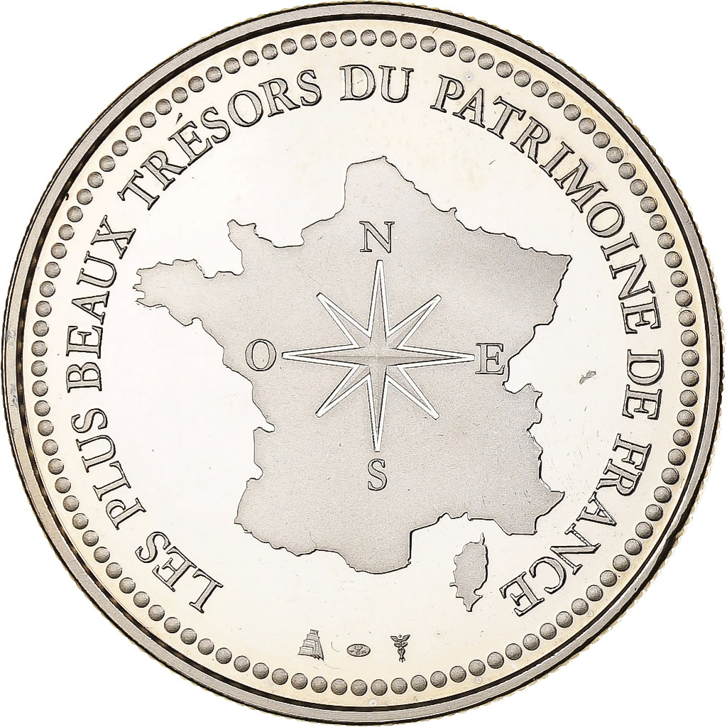 France, Medal, Trésors du Patrimoine, Mont-Saint-Michel, n.d., Copper-nickel