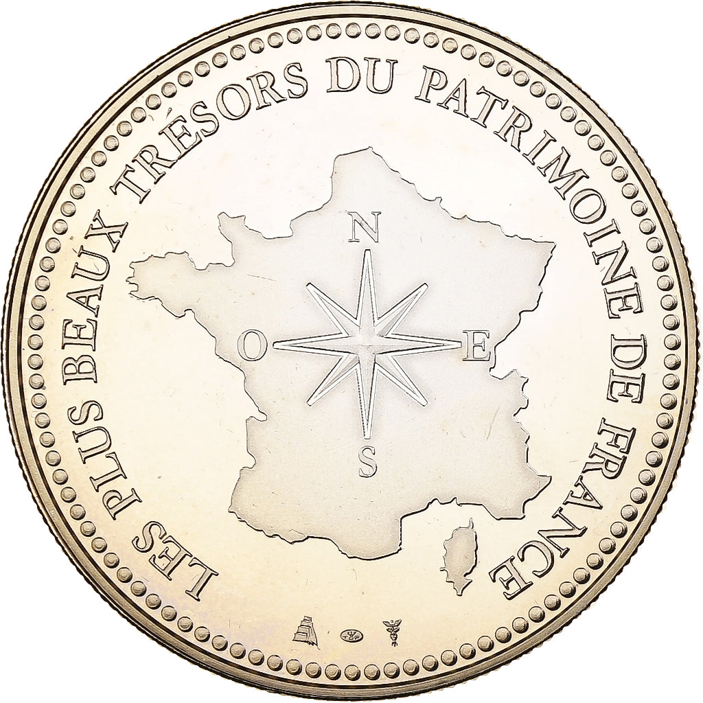 France, Medal, Trésors du Patrimoine, Notre-Dame de Paris, n.d., Copper-nickel