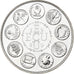 Francja, medal, Ecu Europa, Europe Assise, 1980, Miedź-Nikiel, MS(65-70)