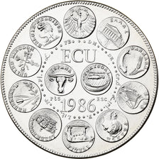 France, Médaille, Ecu Europa, 1986, Cupro-nickel, FDC