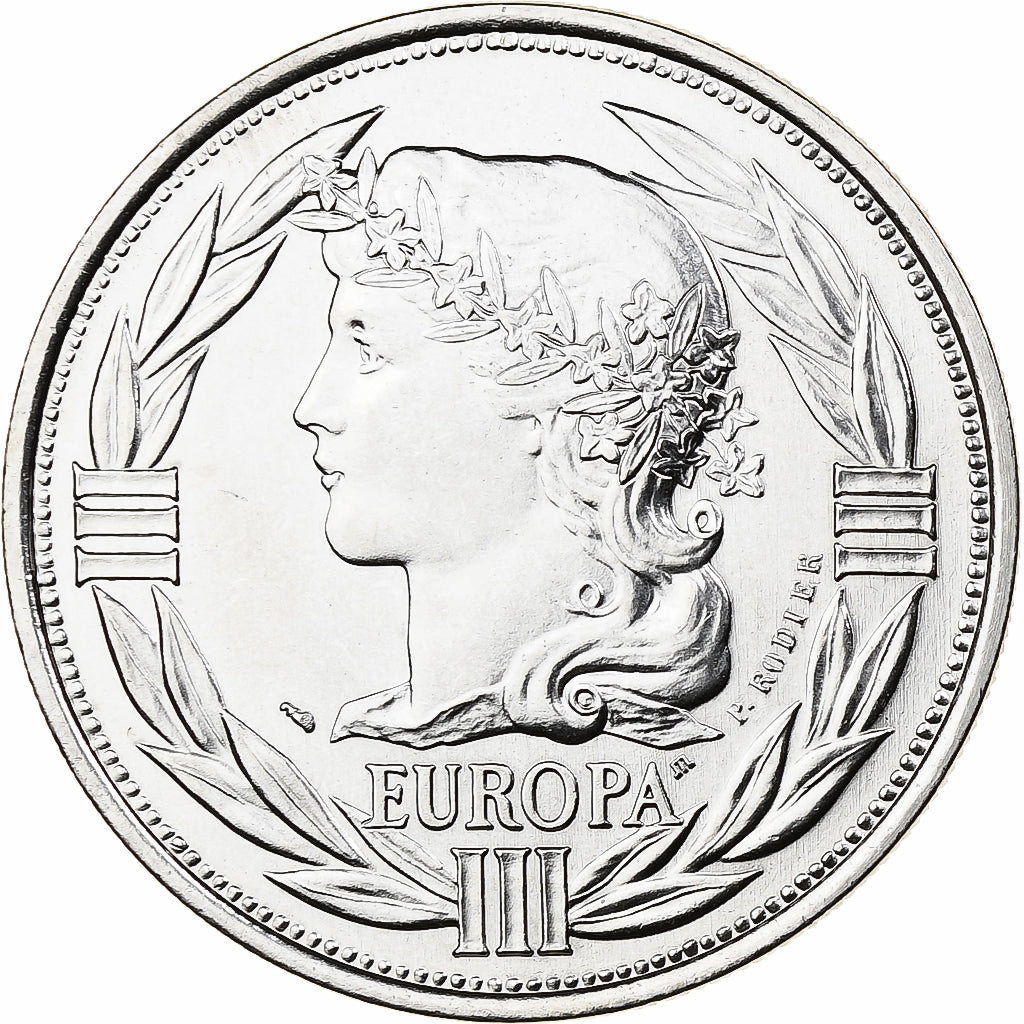 Francia, medaglia, Ecu Europa, 1989, Rame-nichel, FDC