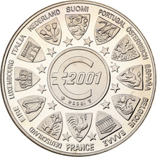 France, Médaille, L'Europe, La Semeuse, 2001, Cupro-nickel, FDC