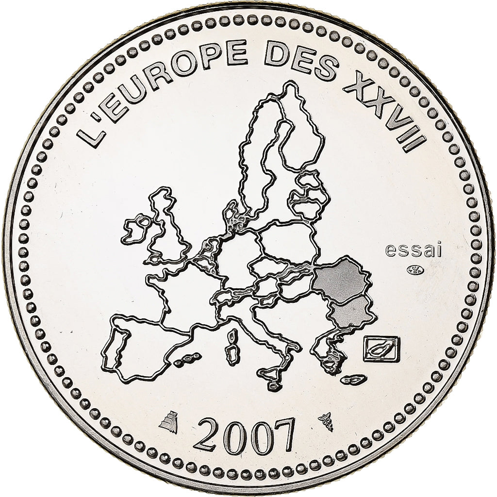 Francia, medaglia, L'Europe des XXVII, La Slovénie entre dans l'Euro, 2007