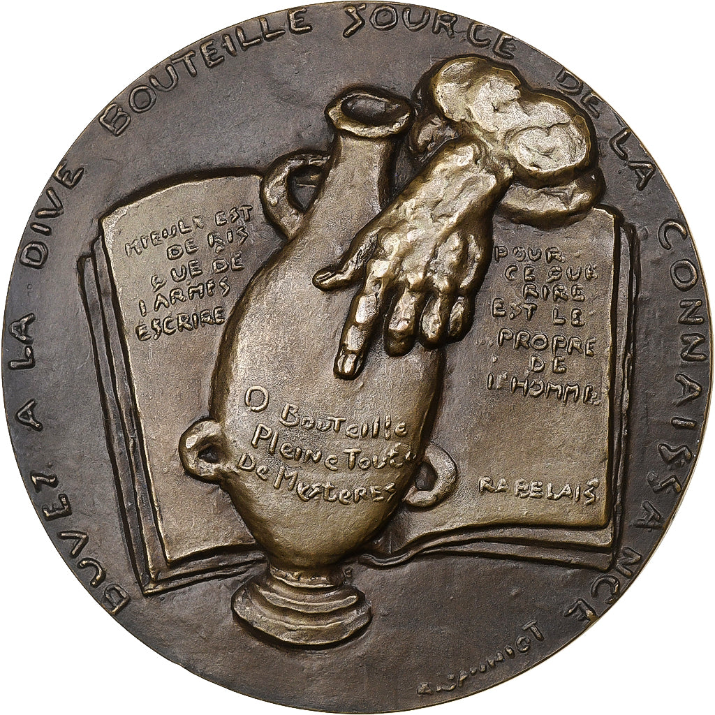 Francja, medal, S.F.A.M, Le Pain et le Vin, 1951, Brązowy, Janniot, MS(60-62)