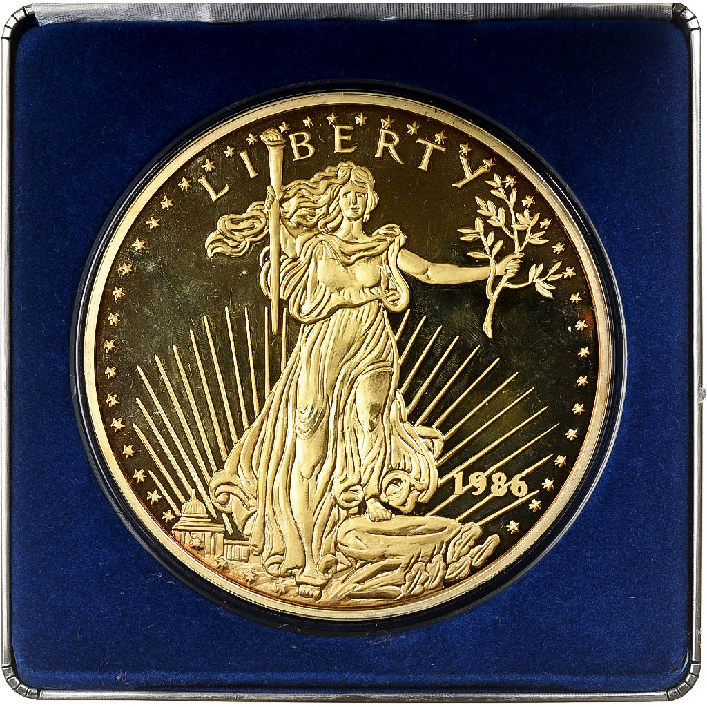 Estados Unidos de América, medalla, The Washington Mint, Liberty / Eagle, 1986