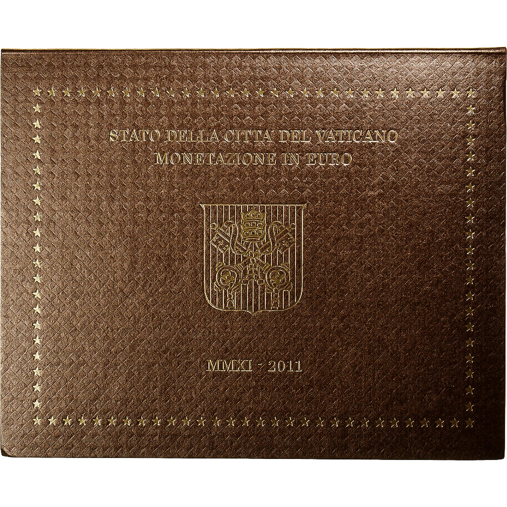 Watykan, Benedict XVI, Set 1 ct. - 2 Euro, 2011, Rome, ND, MS(65-70)