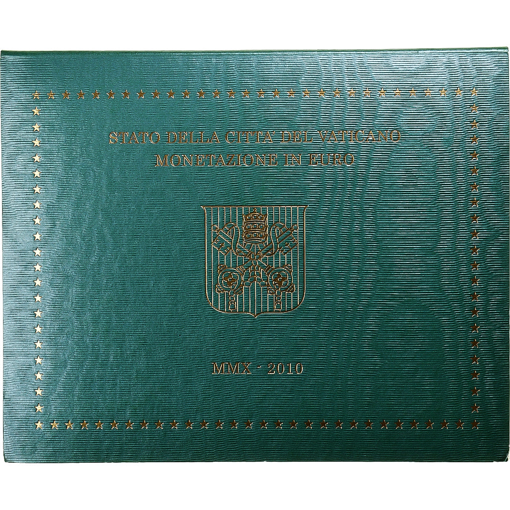 Vaticano, Benedict XVI, Set 1 ct. - 2 Euro, 2010, Rome, Sin información, FDC