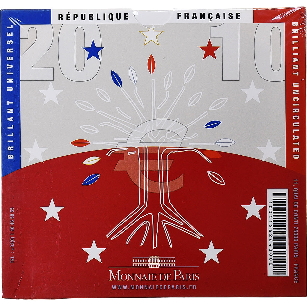 Francia, Coffret 1c. à 2€, BU, 2010, MDP, N.C., FDC