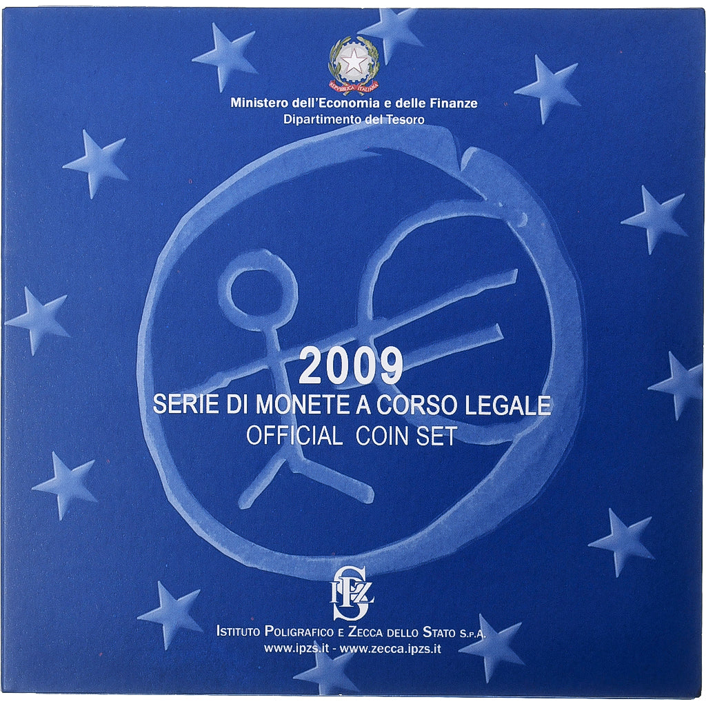 Italië, Set 1 ct. - 2 Euro, Coin card, 2009, Rome, n.v.t., FDC